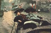 James Tissot The Thames (nn01) oil painting artist